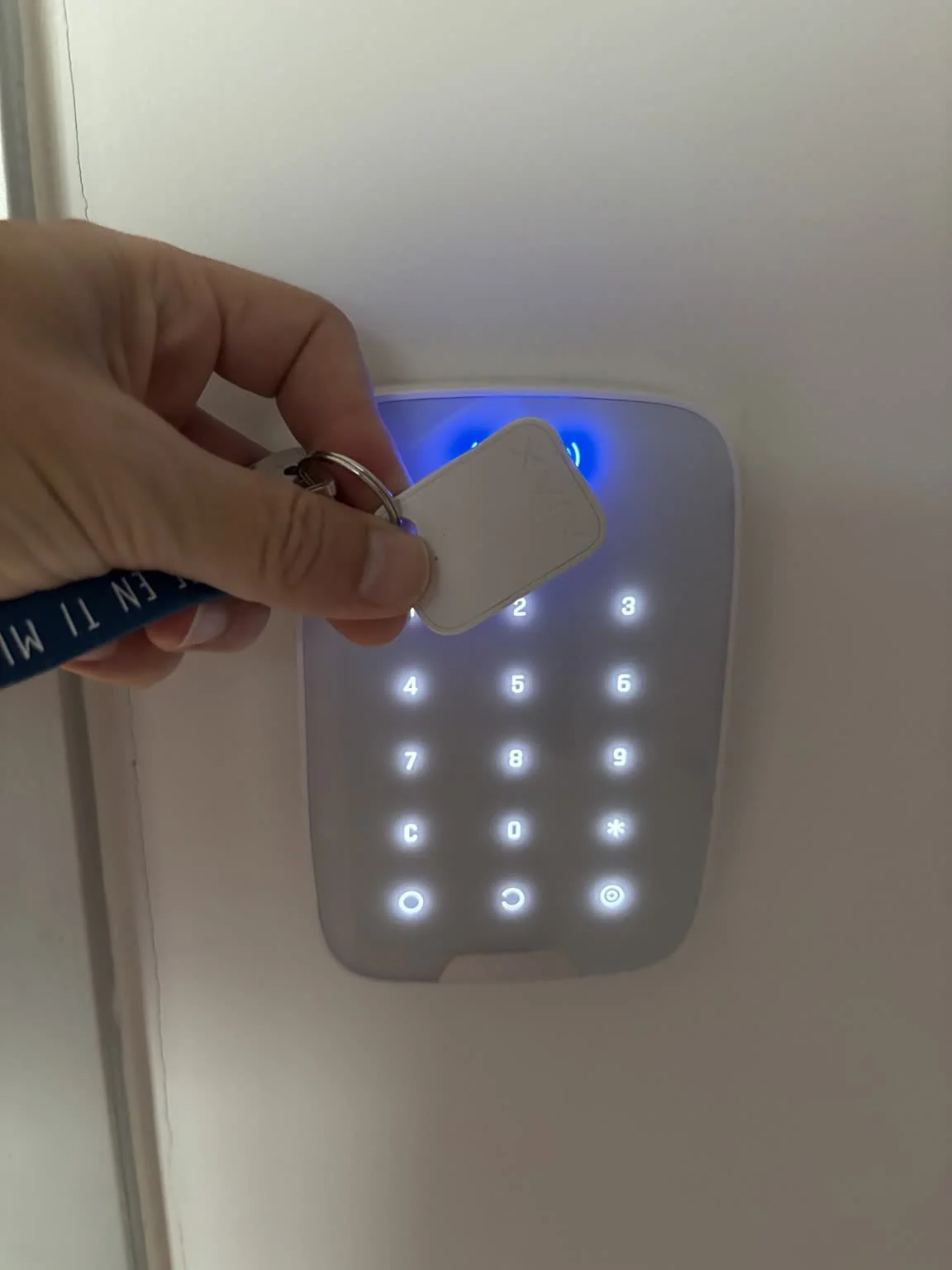 Ajax keypad with guest tag