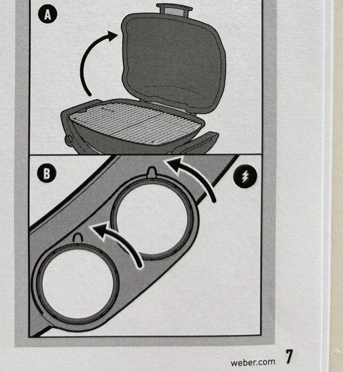Weber Q burner controls